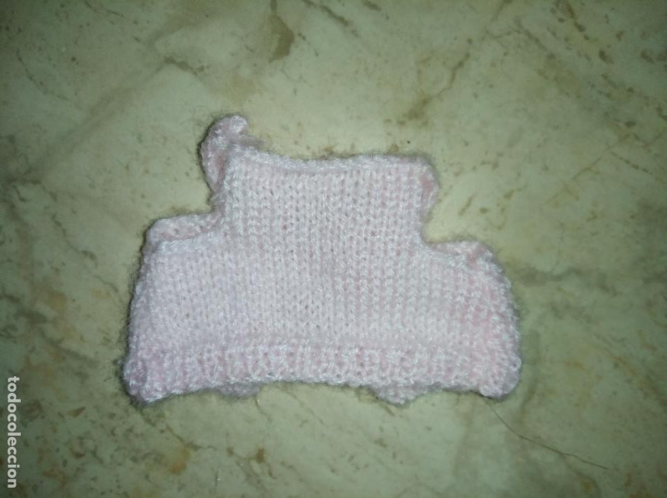 Vestidos mu&ntilde;ecas espa&ntilde;olas: Chaleco ganchillo para mu&ntilde;eca barriguitas - Foto 2