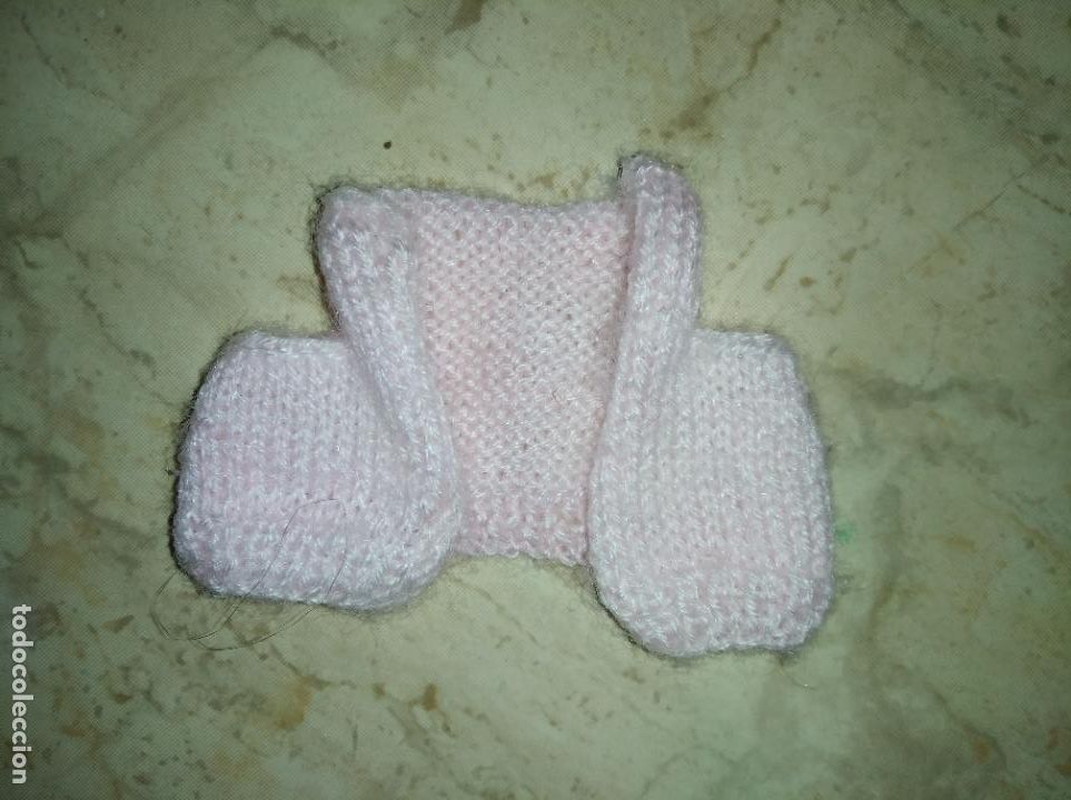 Vestidos mu&ntilde;ecas espa&ntilde;olas: Chaleco ganchillo para mu&ntilde;eca barriguitas - Foto 1