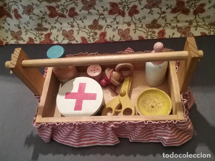 Vestidos mu&ntilde;ecas espa&ntilde;olas: CANASTILLA DE MADERA PARA MU&Ntilde;ECAS - Foto 2