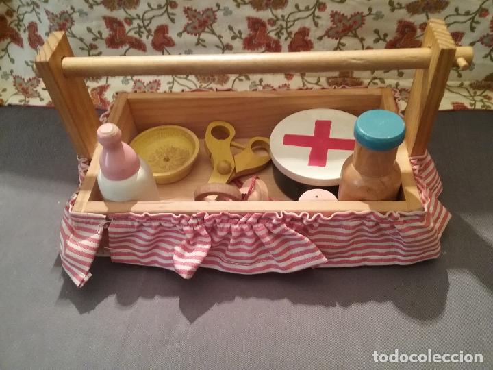 Vestidos mu&ntilde;ecas espa&ntilde;olas: CANASTILLA DE MADERA PARA MU&Ntilde;ECAS - Foto 4