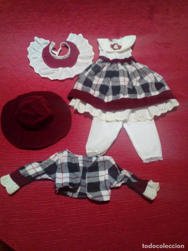 Vestidos mu&ntilde;ecas espa&ntilde;olas: vestido,gorro y chaleco para mu&ntilde;eca - Foto 2