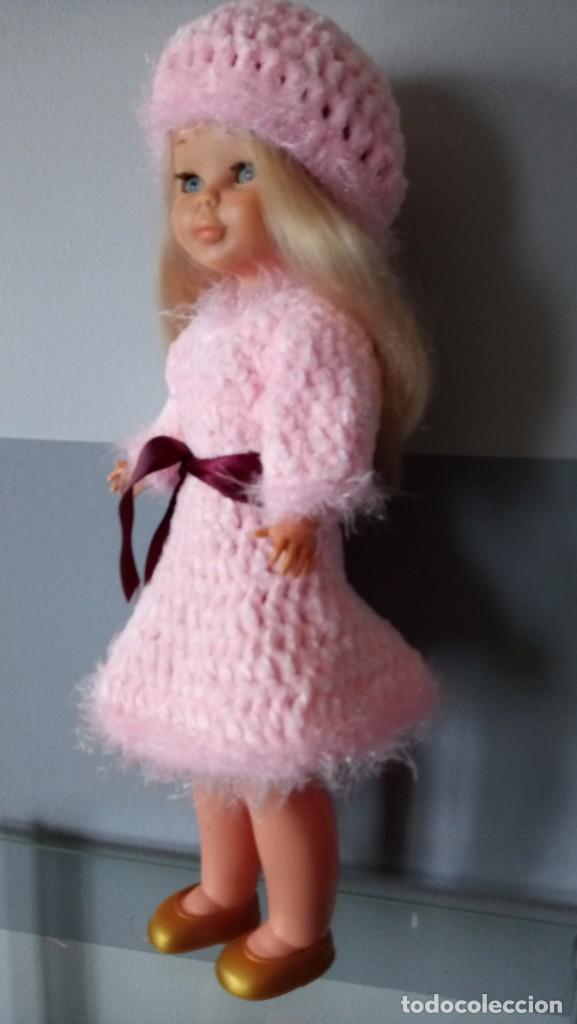 Vestidos mu&ntilde;ecas espa&ntilde;olas: vestido y gorrito para nancy - Foto 4