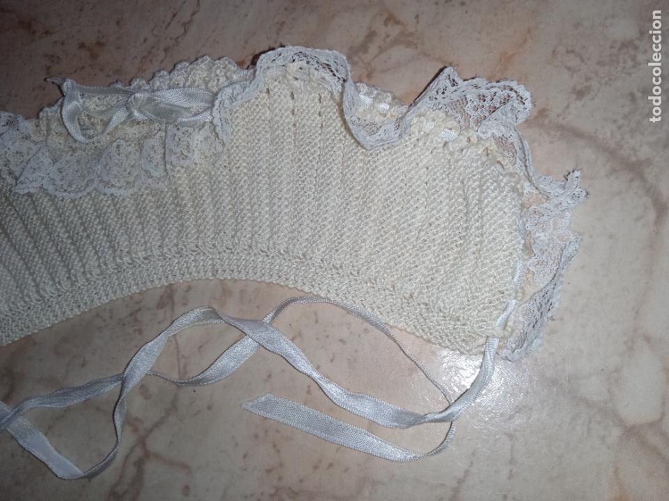 Vestidos mu&ntilde;ecas espa&ntilde;olas: Gorrito para mu&ntilde;eco bebe - Foto 4