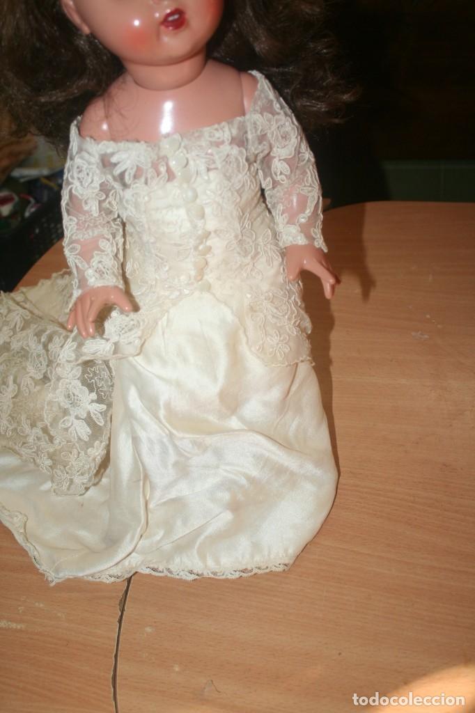 vestido blanco de muñeca, artesanal, años 40-50 - Comprar Vestidos