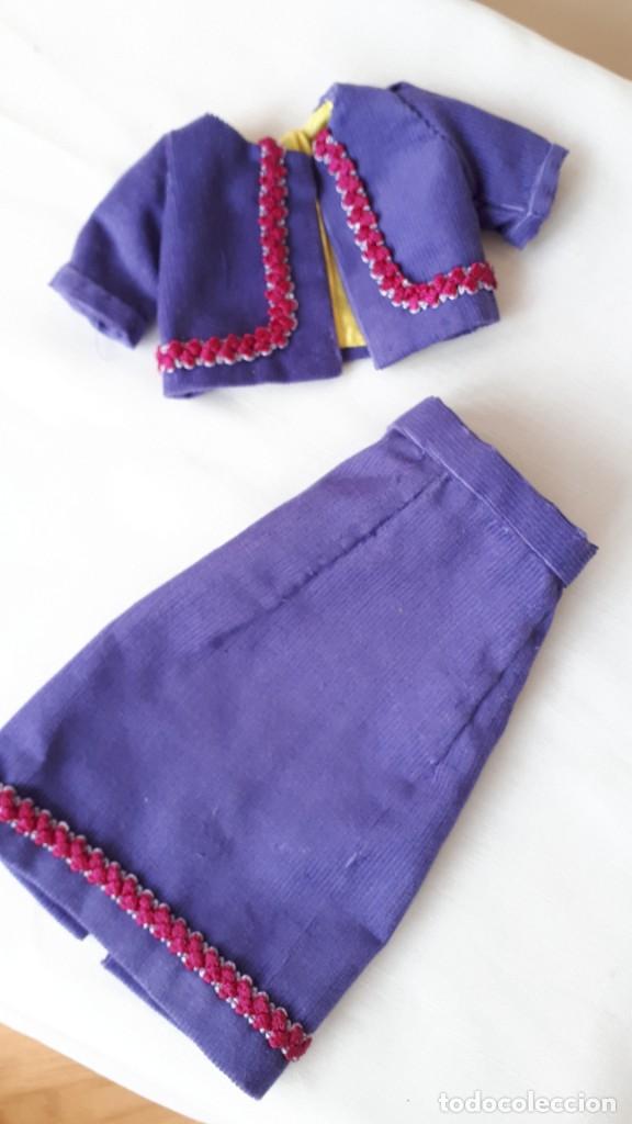 Vestidos mu&ntilde;ecas espa&ntilde;olas: NANCY ANTIGUO CONJUNTO 2 PIEZAS - Foto 2