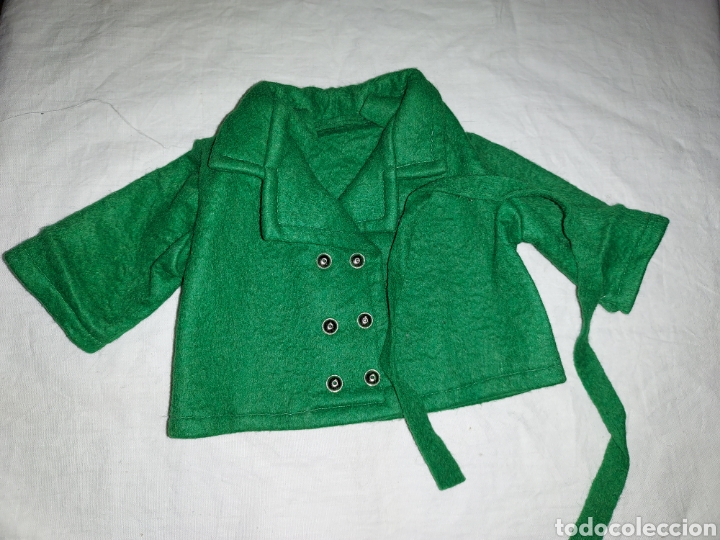 Vestidos mu&ntilde;ecas espa&ntilde;olas: BONITO ABRIGO VERDE PARA MU&Ntilde;ECA - Foto 6