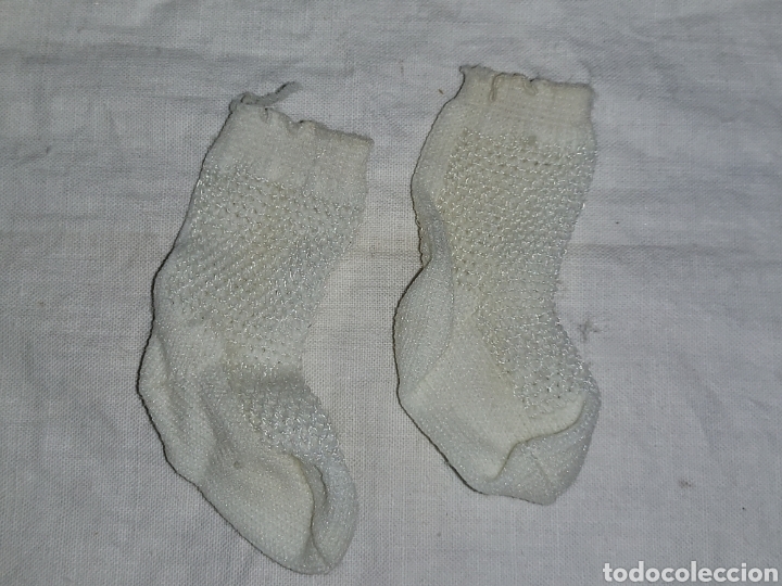 Vestidos mu&ntilde;ecas espa&ntilde;olas: CALCETINES BLANCOS PARA MU&Ntilde;ECA - Foto 1