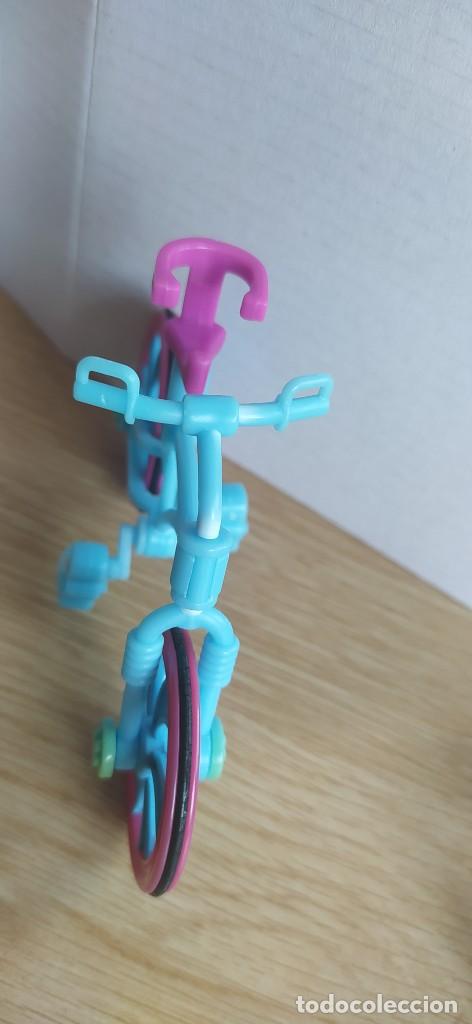 Vestidos mu&ntilde;ecas espa&ntilde;olas: Bicicleta Polly Pocket - Foto 3