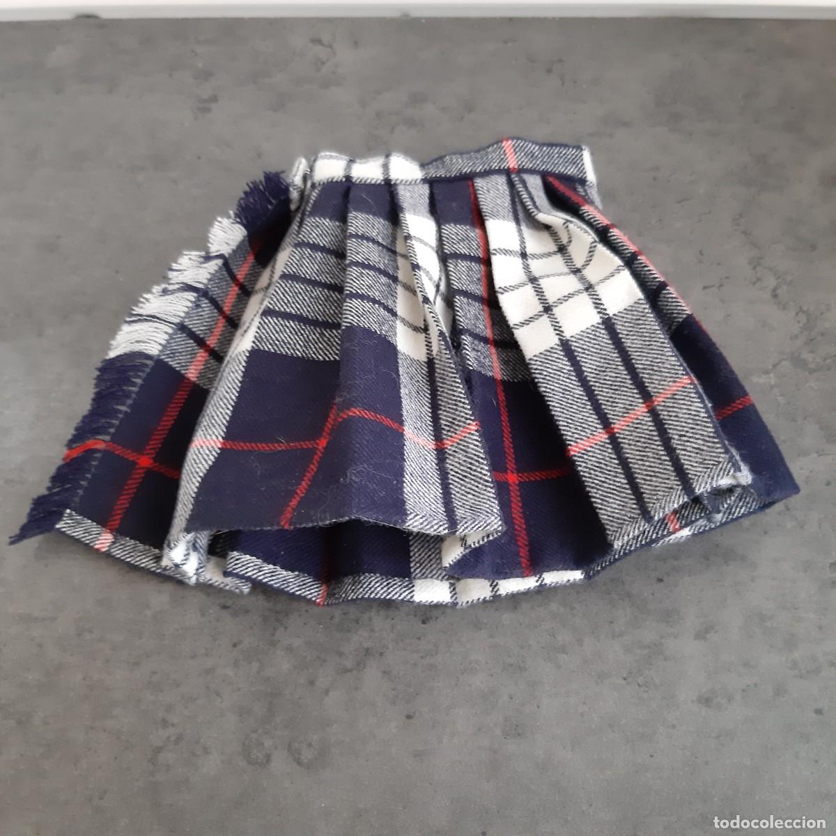 Vestidos mu&ntilde;ecas espa&ntilde;olas: FALDA TABLEADA PARA MU&Ntilde;ECA - Foto 1