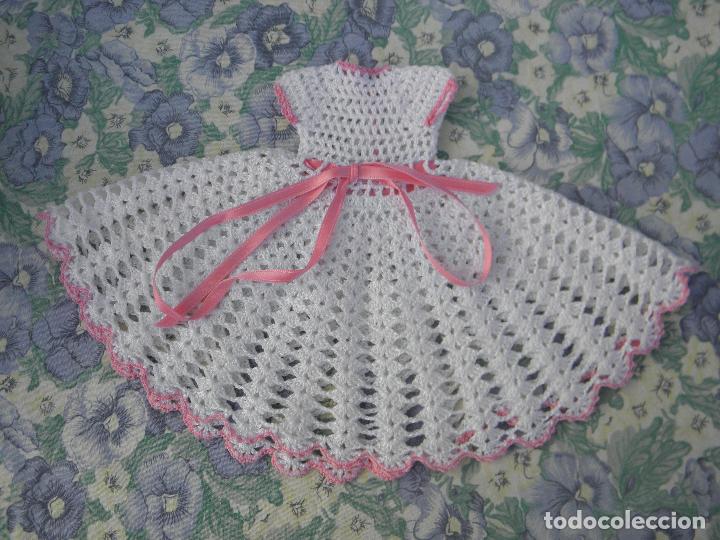 Vestido de muñeca discount crochet