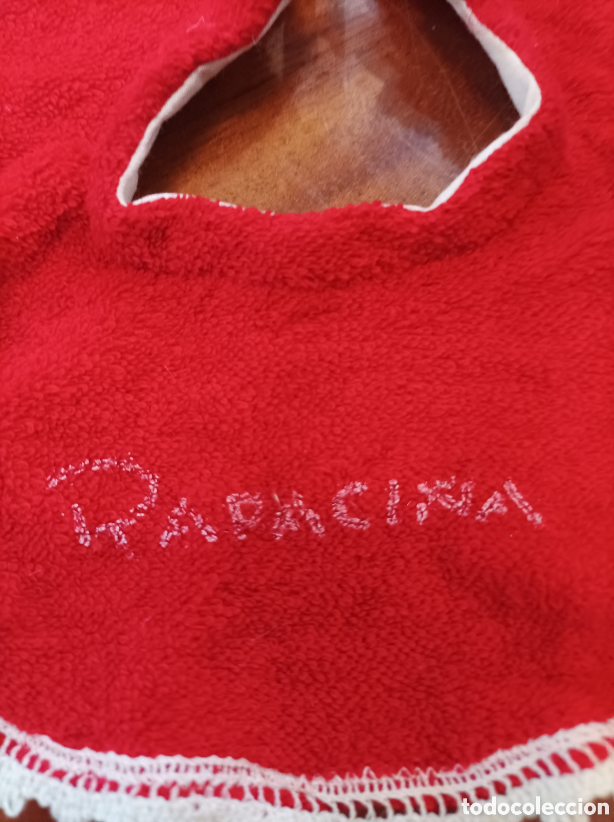 Vestidos mu&ntilde;ecas espa&ntilde;olas: &rdquo;RAPACI&Ntilde;A&rdquo; BABERO MARCA PEKI MADRID DE MU&Ntilde;ECA - Foto 2