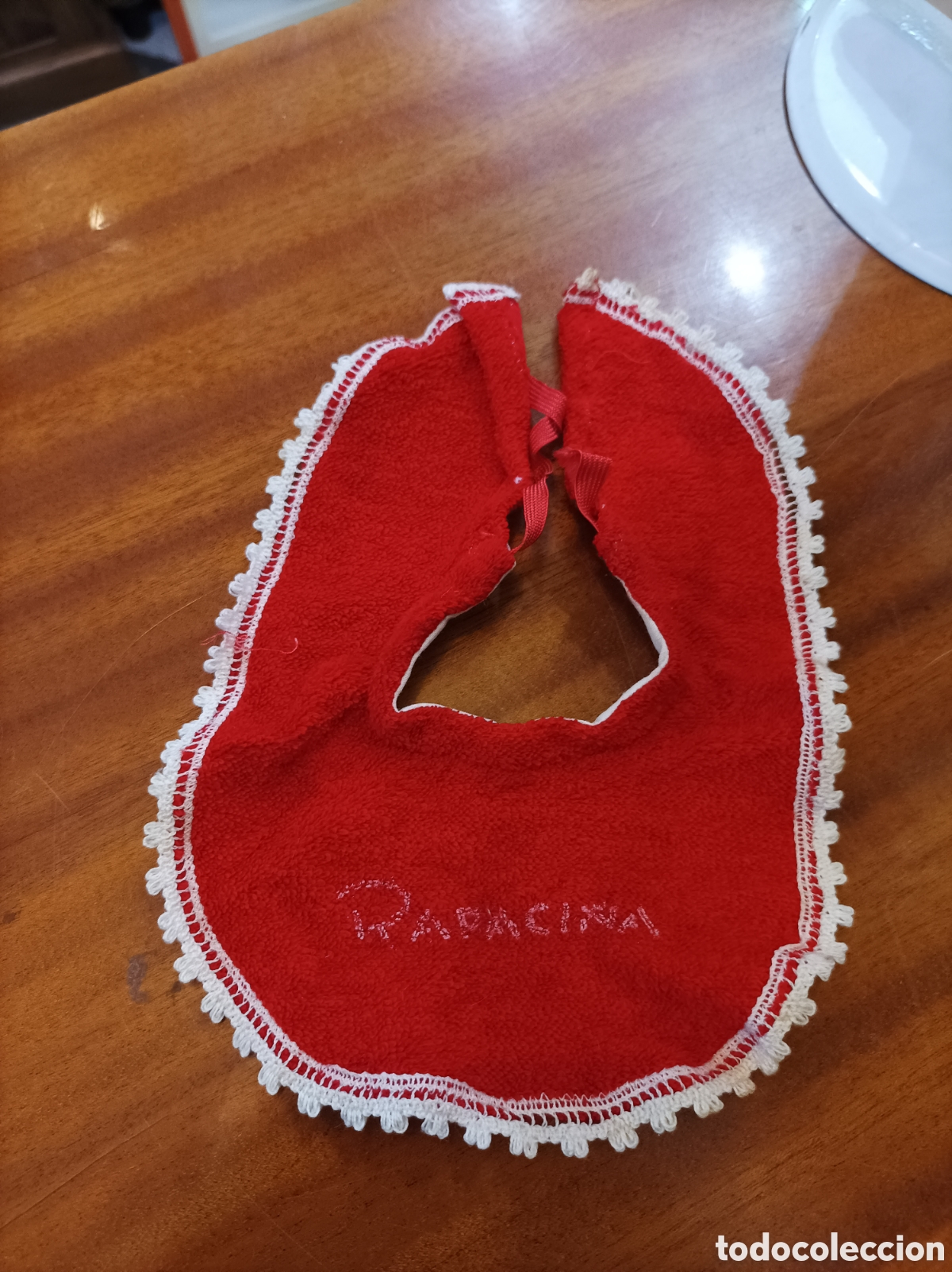 Vestidos mu&ntilde;ecas espa&ntilde;olas: &rdquo;RAPACI&Ntilde;A&rdquo; BABERO MARCA PEKI MADRID DE MU&Ntilde;ECA - Foto 1