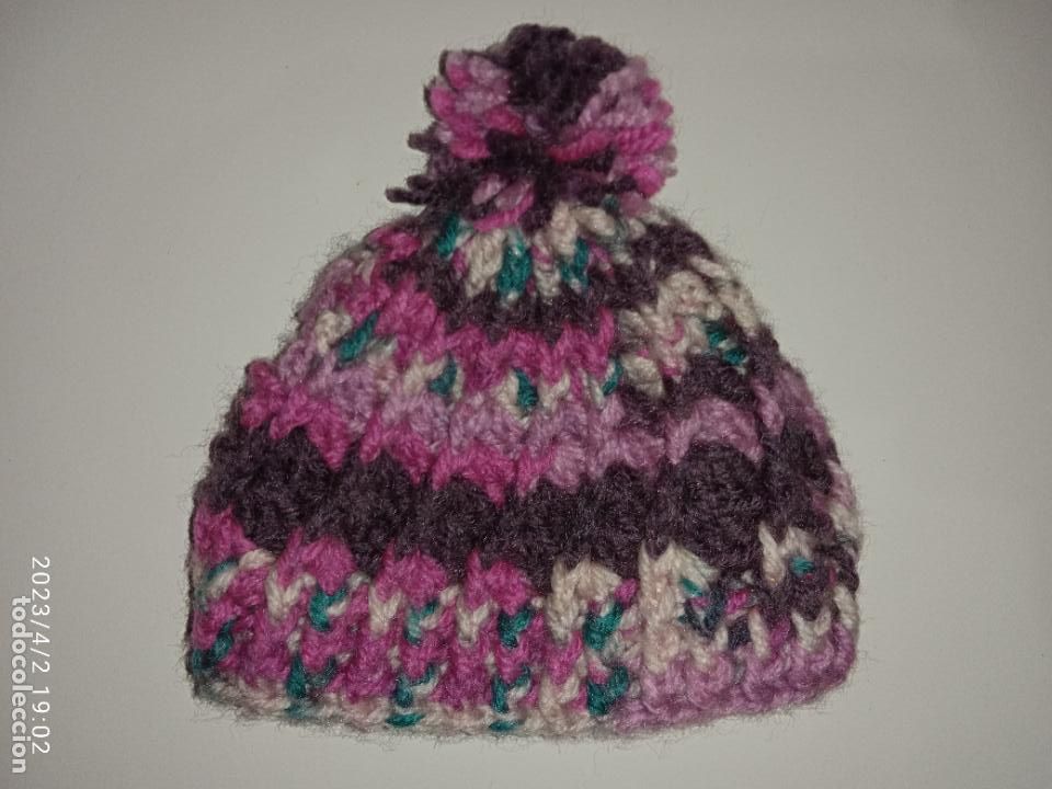 Vestidos mu&ntilde;ecas espa&ntilde;olas: Gorro para mu&ntilde;eca tama&ntilde;o nenuco - Foto 5