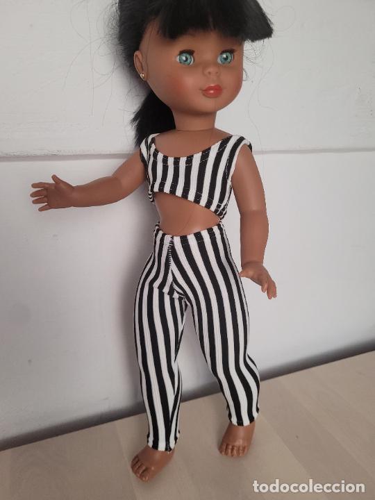 Vestidos mu&ntilde;ecas espa&ntilde;olas: Conjunto rayas para mu&ntilde;eca nancy - Foto 1