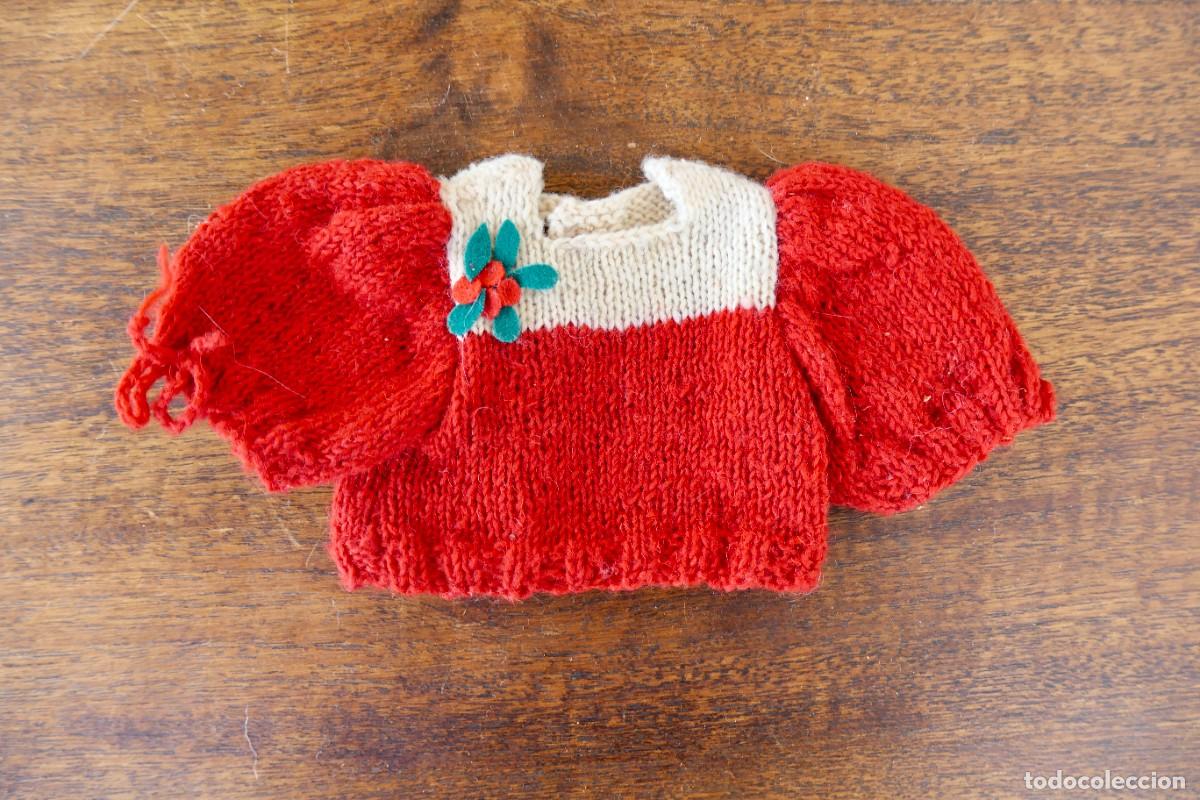 camiseta roja con flores, para muñeca niña o re - Compra venta en  todocoleccion