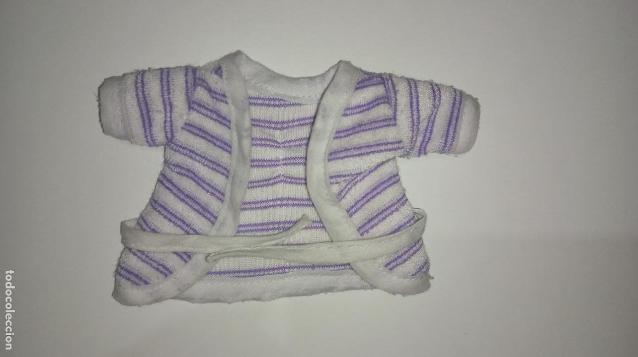Vestidos mu&ntilde;ecas espa&ntilde;olas: Bata de mu&ntilde;eco beb&eacute; tama&ntilde;o barriguitas - Foto 1