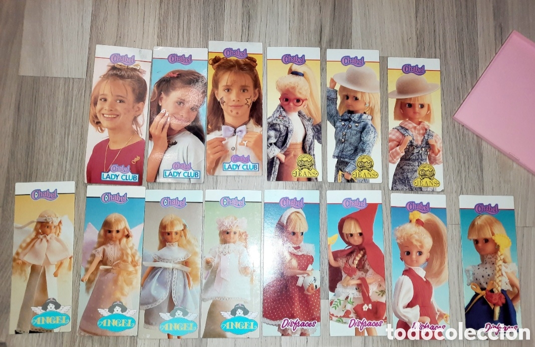 Vestidos mu&ntilde;ecas espa&ntilde;olas: CHABEL. Lote tarjetas - Foto 2