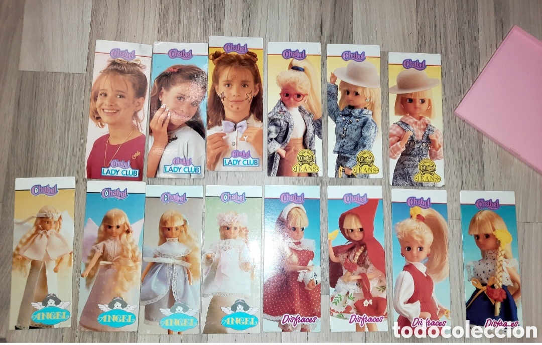 Vestidos mu&ntilde;ecas espa&ntilde;olas: CHABEL. Lote tarjetas - Foto 1