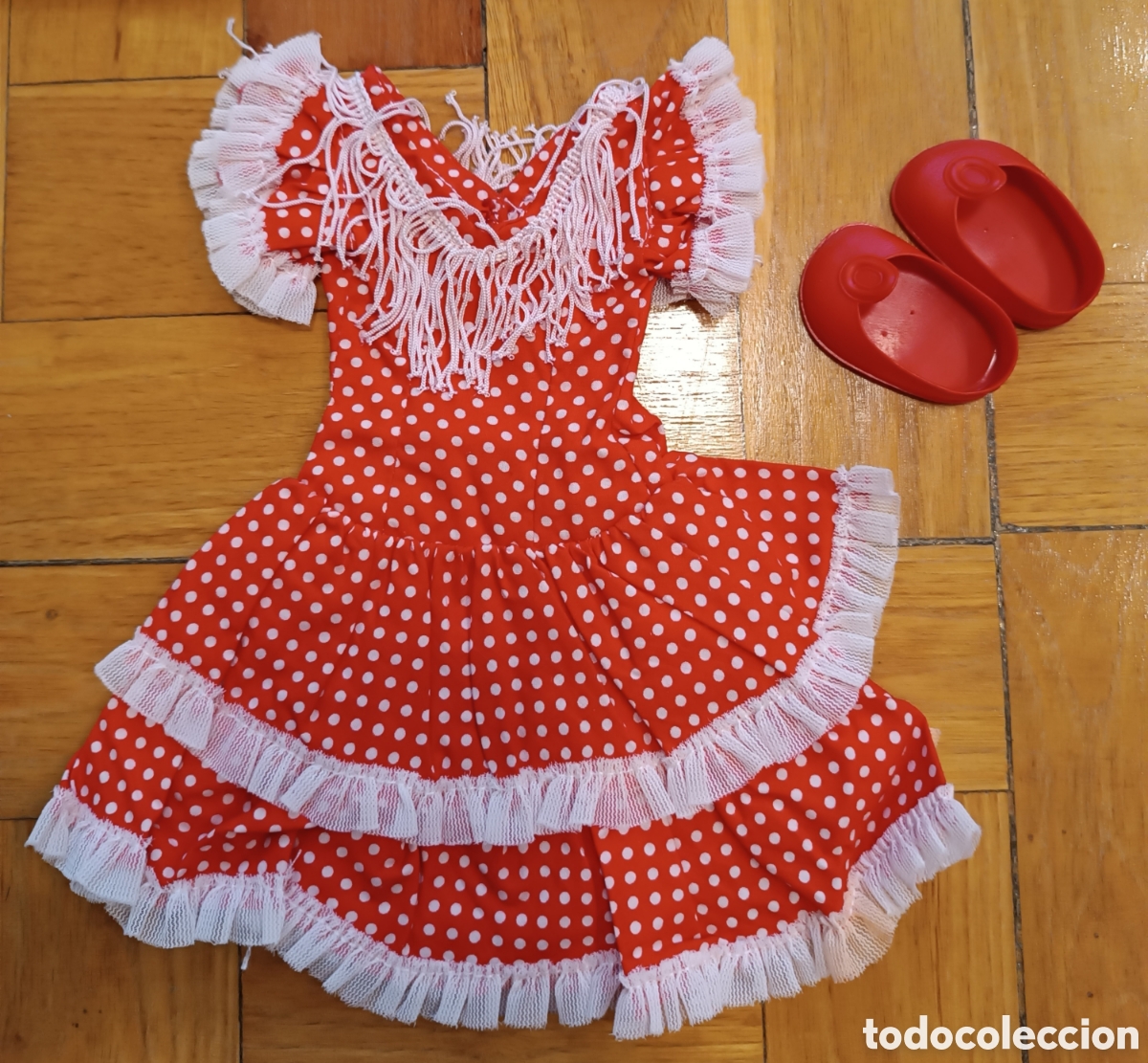 Vestidos mu&ntilde;ecas espa&ntilde;olas: Traje Gitana Nancy a&ntilde;os 70 - Foto 2