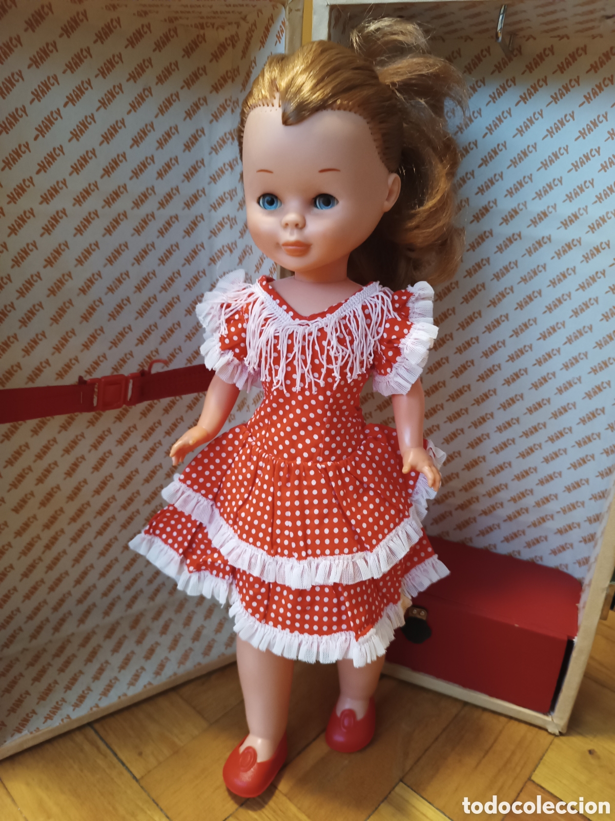 Vestidos mu&ntilde;ecas espa&ntilde;olas: Traje Gitana Nancy a&ntilde;os 70 - Foto 1