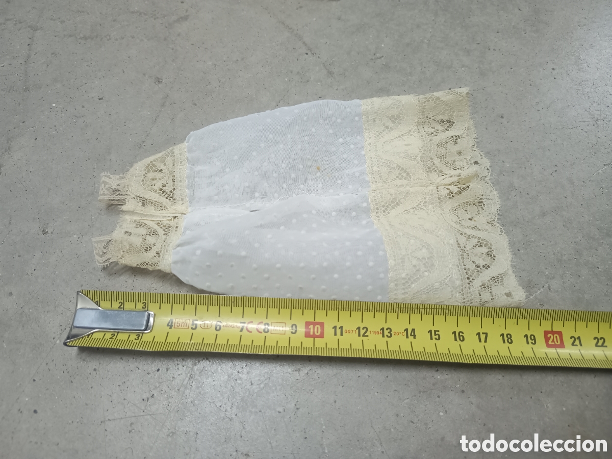 Vestidos mu&ntilde;ecas espa&ntilde;olas: FALD&Oacute;N ANTIGUO DE BAUTIZO DE MU&Ntilde;ECA - Foto 3