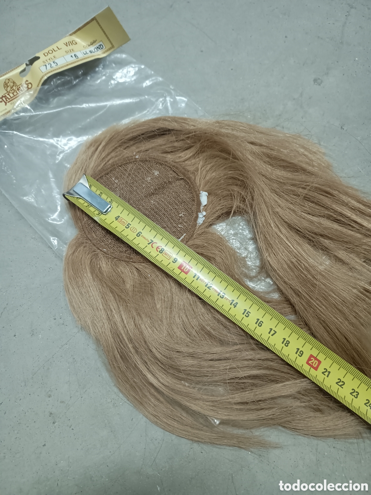 Vestidos mu&ntilde;ecas espa&ntilde;olas: PELUCA RUBIA PARA MU&Ntilde;ECA - Foto 3