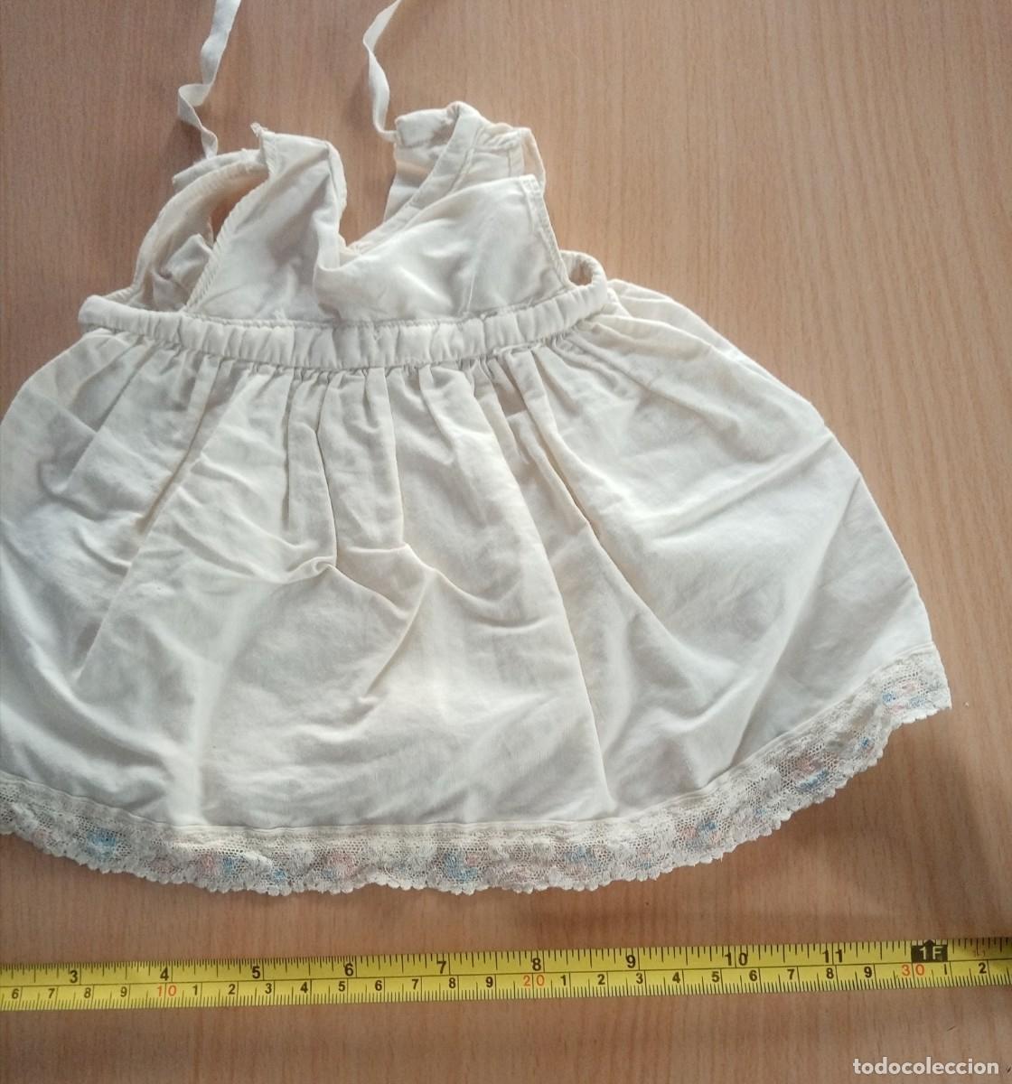 Vestidos mu&ntilde;ecas espa&ntilde;olas: Vestidito blanco para mu&ntilde;eca. - Foto 2