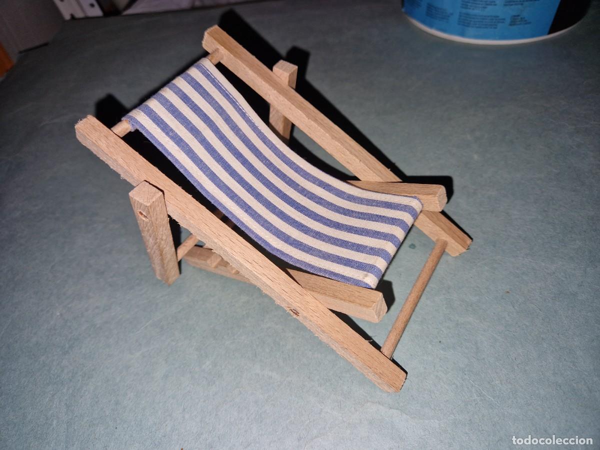 Vestidos mu&ntilde;ecas espa&ntilde;olas: HAMACA DE MADERA SILLA MU&Ntilde;ECA - Foto 1