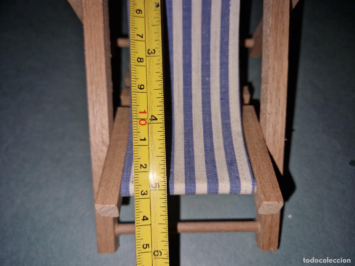Vestidos mu&ntilde;ecas espa&ntilde;olas: HAMACA DE MADERA SILLA MU&Ntilde;ECA - Foto 4