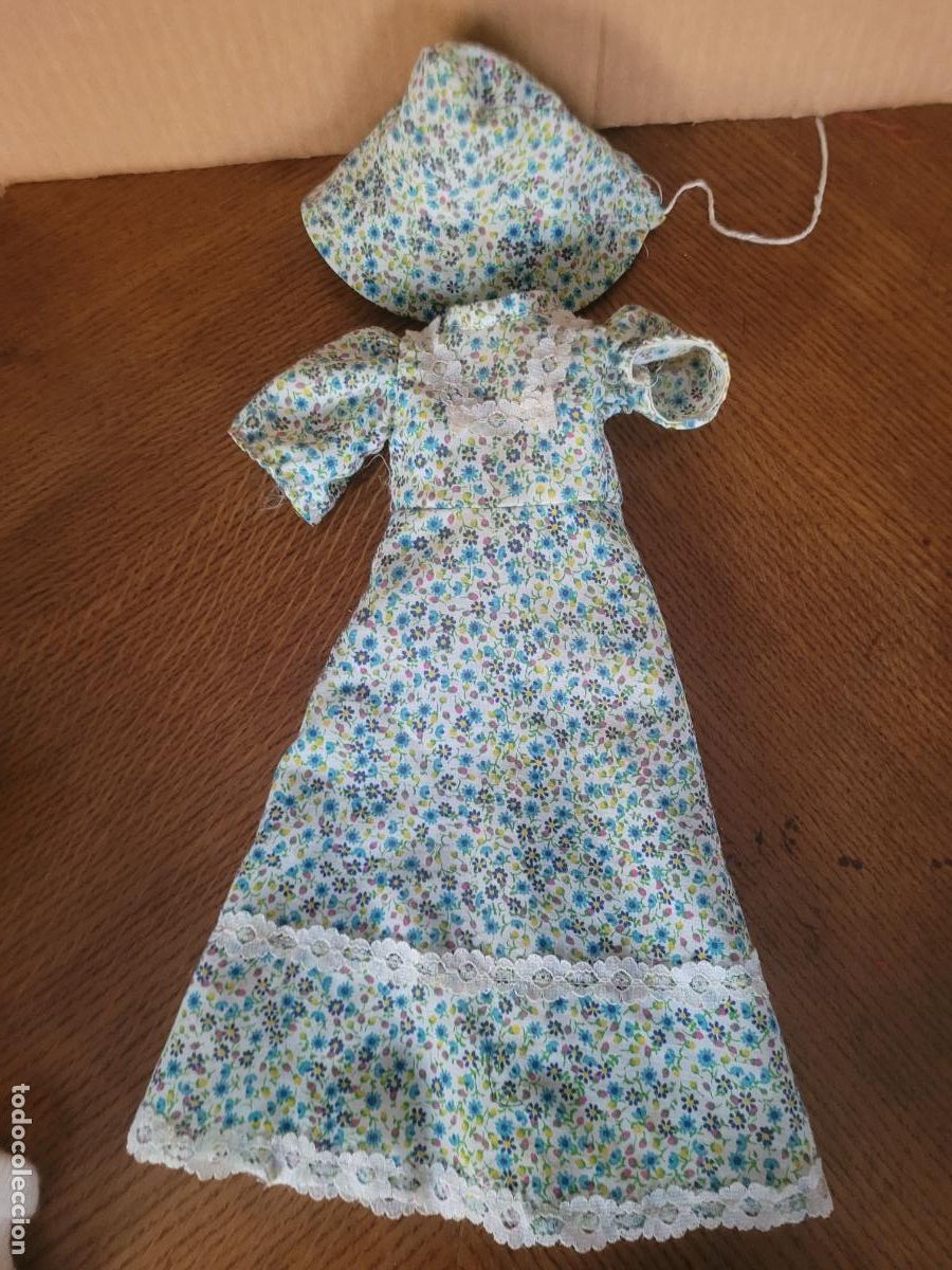 Vestidos mu&ntilde;ecas espa&ntilde;olas: conjunto tipo casa de la pradera para nancy - Foto 5