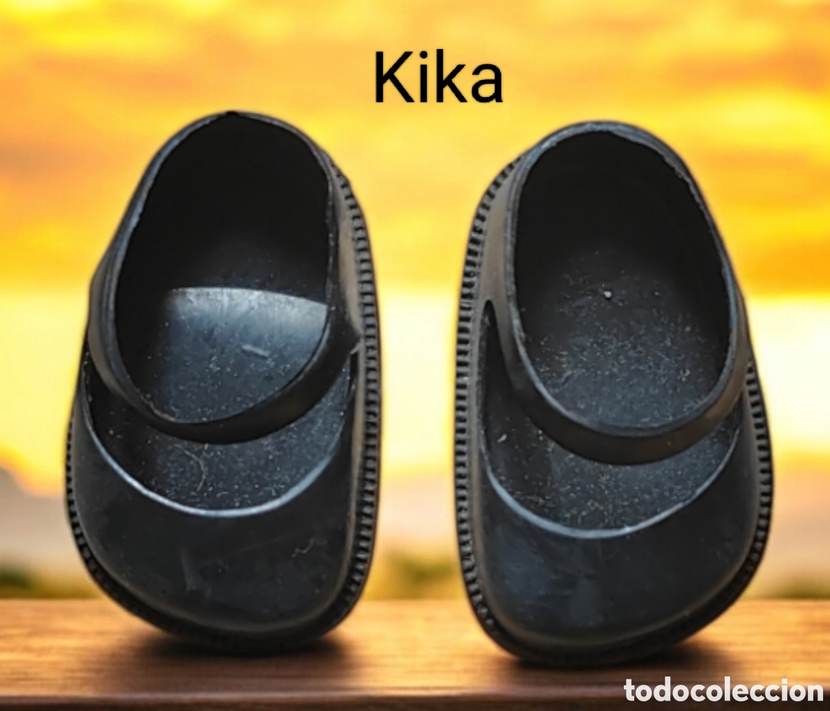 Vestidos Mu&ntilde;ecas Espa&ntilde;olas: :::: AA42 - ZAPATOS KIKA NEGROS