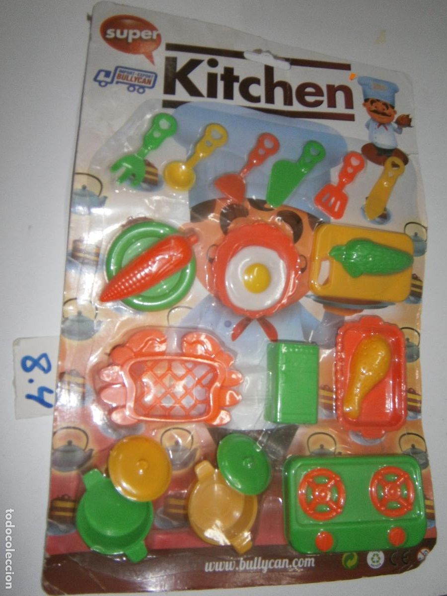 Vestidos mu&ntilde;ecas espa&ntilde;olas: ESPECTACULAR SET COMPLEMENTOS DE COCINA BULLYCAN - Foto 1