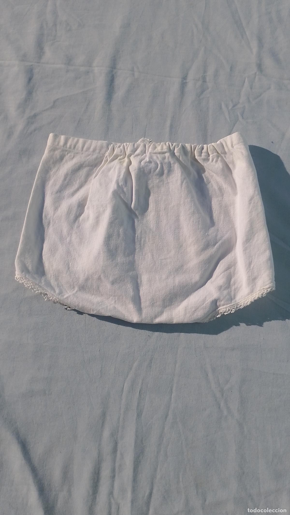 Vestidos mu&ntilde;ecas espa&ntilde;olas: Antiguo pa&ntilde;al blanco para mu&ntilde;ecas beb&eacute; - Foto 2