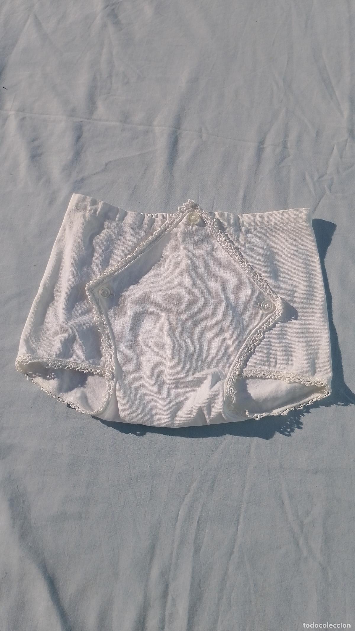 Vestidos mu&ntilde;ecas espa&ntilde;olas: Antiguo pa&ntilde;al blanco para mu&ntilde;ecas beb&eacute; - Foto 1