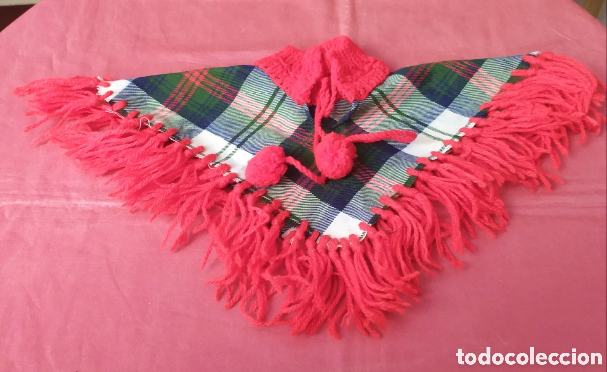 Vestidos mu&ntilde;ecas espa&ntilde;olas: Antiguo poncho de mu&ntilde;ecas - Nancy? - Foto 1