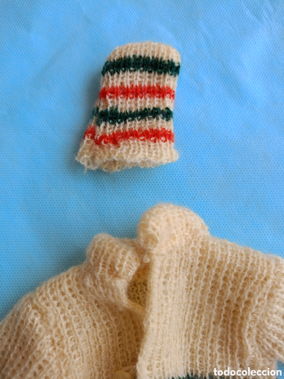 Vestidos mu&ntilde;ecas espa&ntilde;olas: CONJUNTO DE LANA CON GORRO TIPO NANCY - Foto 2