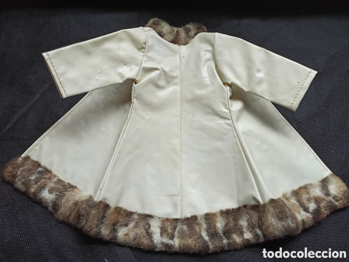 Vestidos mu&ntilde;ecas espa&ntilde;olas: NC01-Abrigo invierno leopardo de Nancy - Foto 2