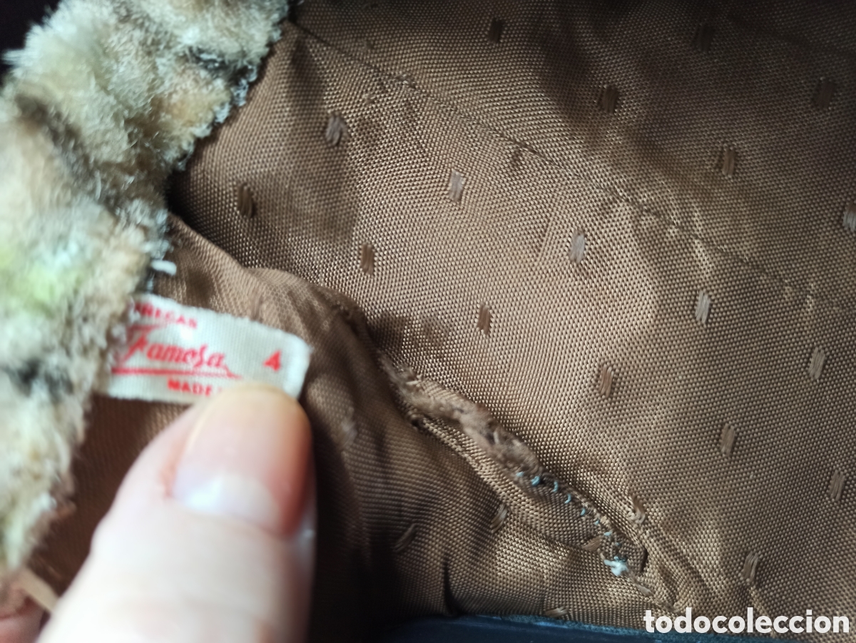 Vestidos mu&ntilde;ecas espa&ntilde;olas: NC01-Abrigo invierno leopardo de Nancy - Foto 4