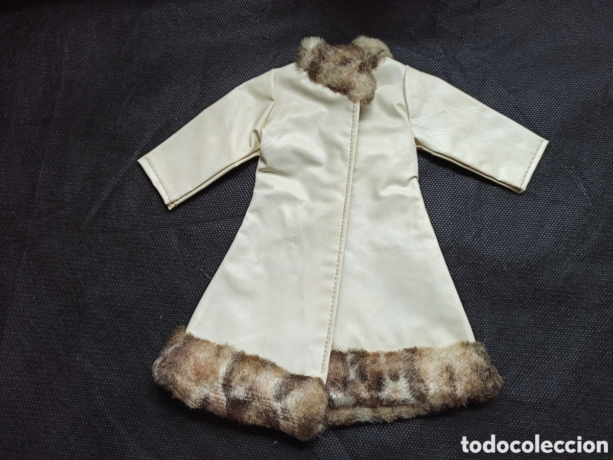 Vestidos mu&ntilde;ecas espa&ntilde;olas: NC01-Abrigo invierno leopardo de Nancy - Foto 1