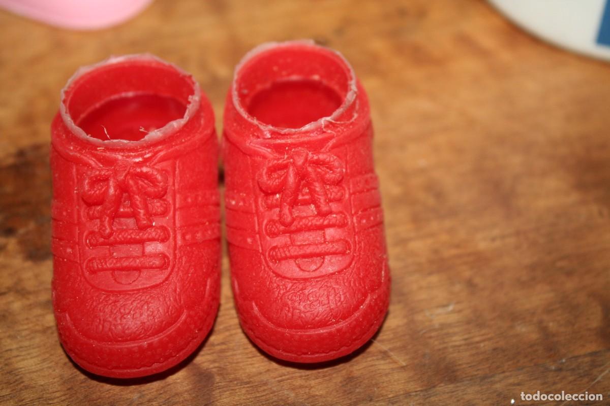 Vestidos mu&ntilde;ecas espa&ntilde;olas: ZAPATOS MU&Ntilde;ECA botas rojo - Foto 1