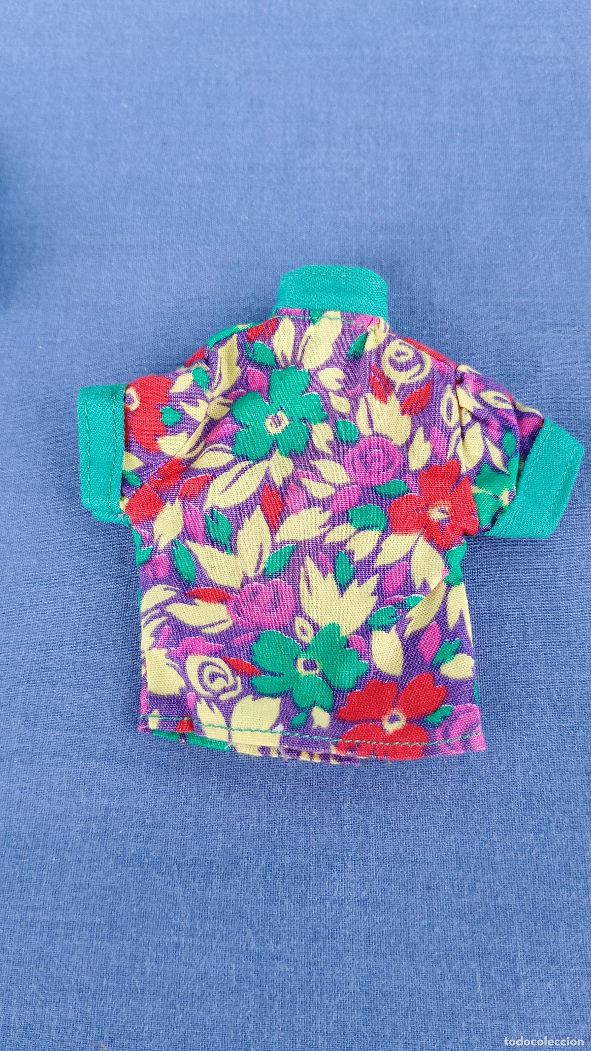 Vestidos mu&ntilde;ecas espa&ntilde;olas: Antigua camisa original de mu&ntilde;eca Chabel Diffusion de Feber - Foto 2