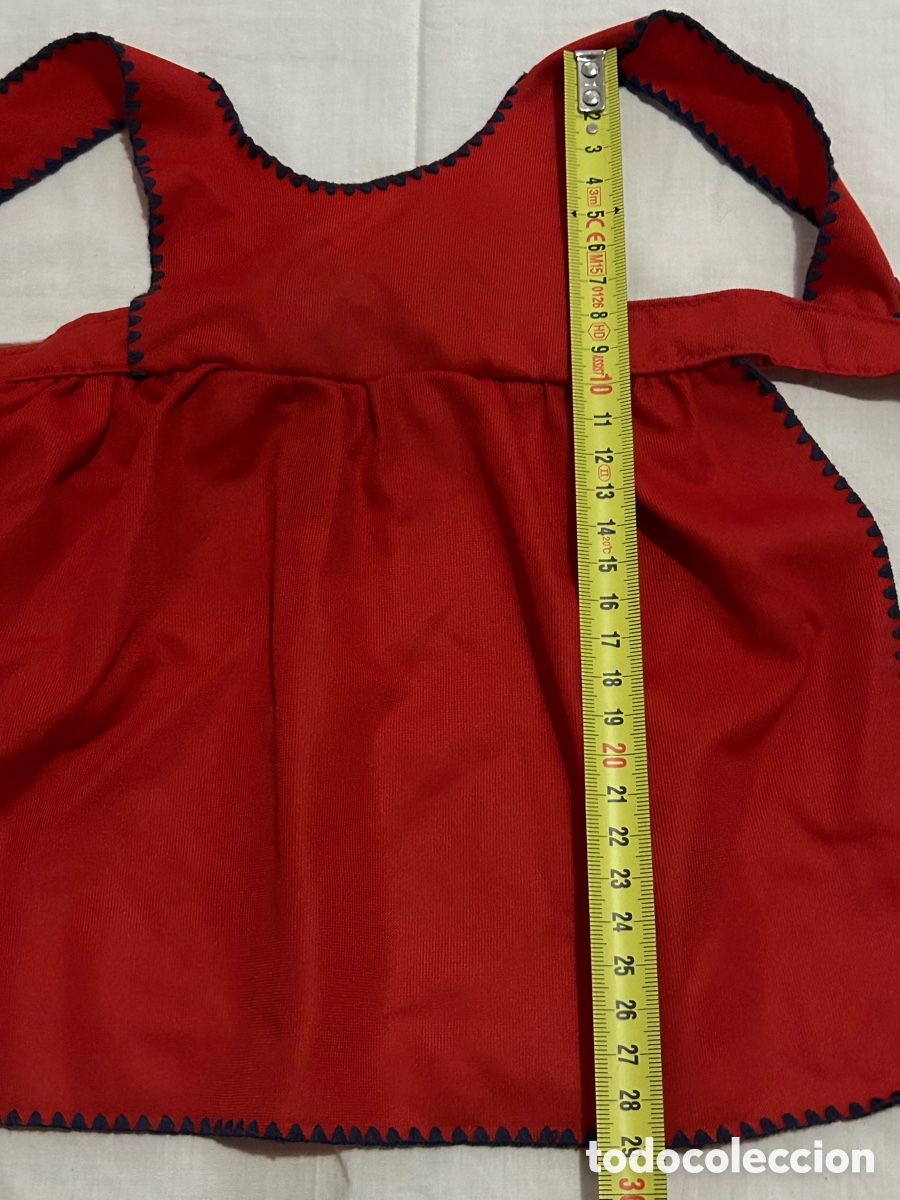 Vestidos mu&ntilde;ecas espa&ntilde;olas: Delantal para mu&ntilde;ecas - Foto 2