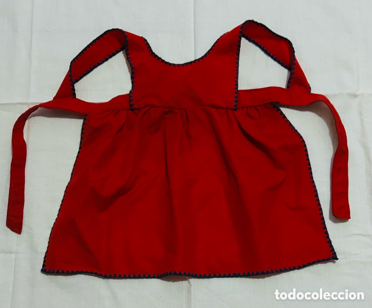 Vestidos mu&ntilde;ecas espa&ntilde;olas: Delantal para mu&ntilde;ecas - Foto 1