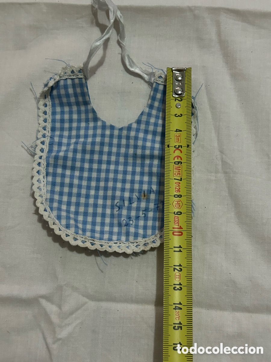 Vestidos mu&ntilde;ecas espa&ntilde;olas: Antiguo babero para mu&ntilde;ecas - Foto 3
