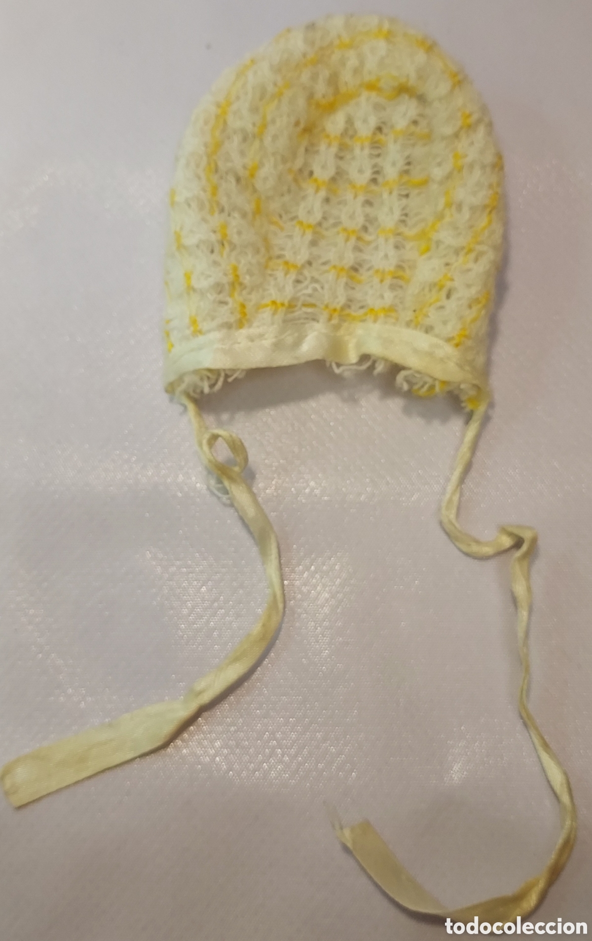 Vestidos mu&ntilde;ecas espa&ntilde;olas: Gorro Barriguitas a&ntilde;os 70 - Foto 1