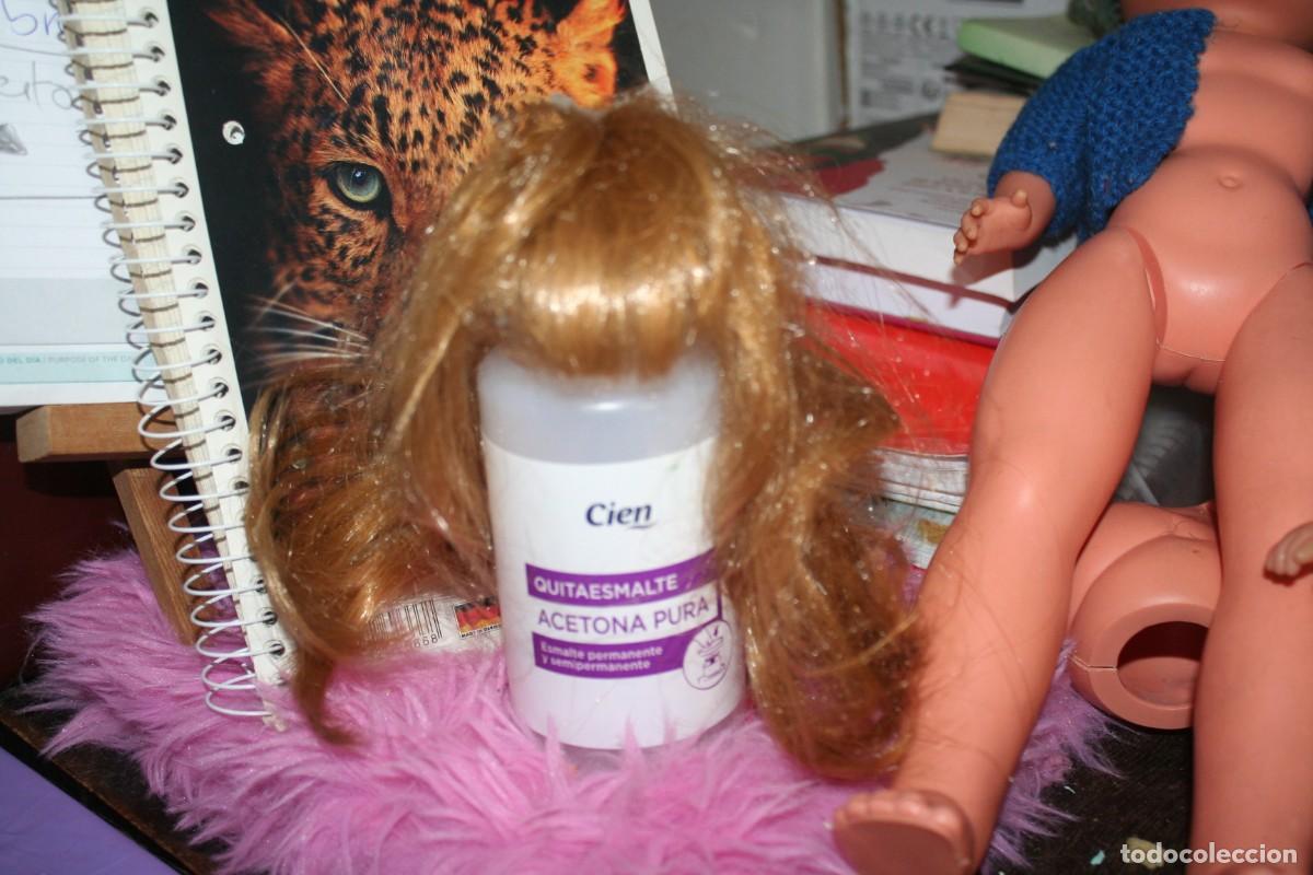 Vestidos mu&ntilde;ecas espa&ntilde;olas: peluca valida para mu&ntilde;eca lesly - Foto 1