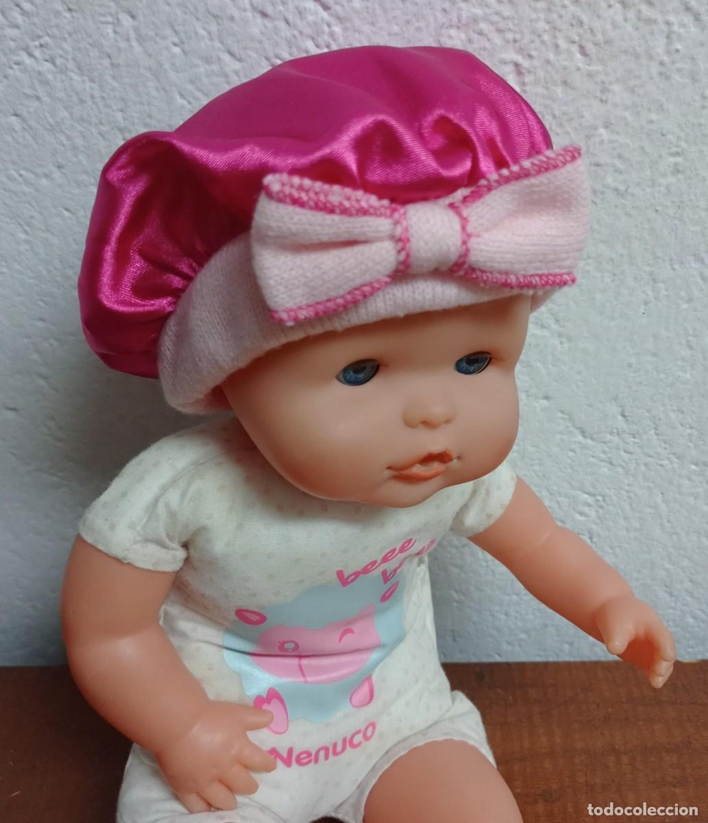 Vestidos mu&ntilde;ecas espa&ntilde;olas: GORRO PARA MU&Ntilde;ECA, ROSA CON LAZO. - Foto 5