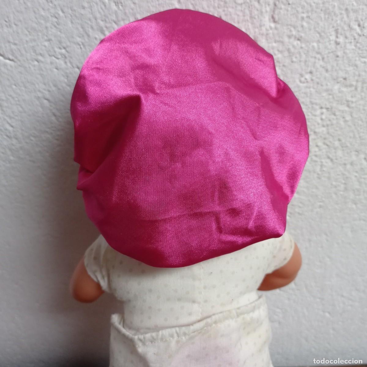 Vestidos mu&ntilde;ecas espa&ntilde;olas: GORRO PARA MU&Ntilde;ECA, ROSA CON LAZO. - Foto 6