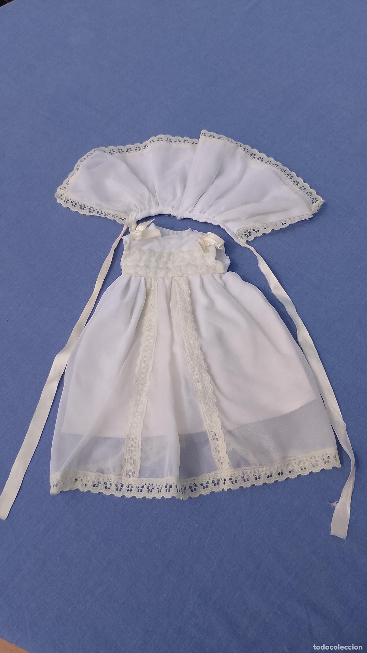 Vestidos Mu&ntilde;ecas Espa&ntilde;olas: Antiguo conjunto Bautizo original de mu&ntilde;eco Baby Mocosete de Toyse