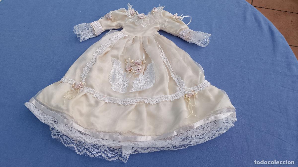 Vestidos Mu&ntilde;ecas Espa&ntilde;olas: Antiguo vestido estilo victoriano rom&aacute;ntico para mu&ntilde;ecas maniqu&iacute;